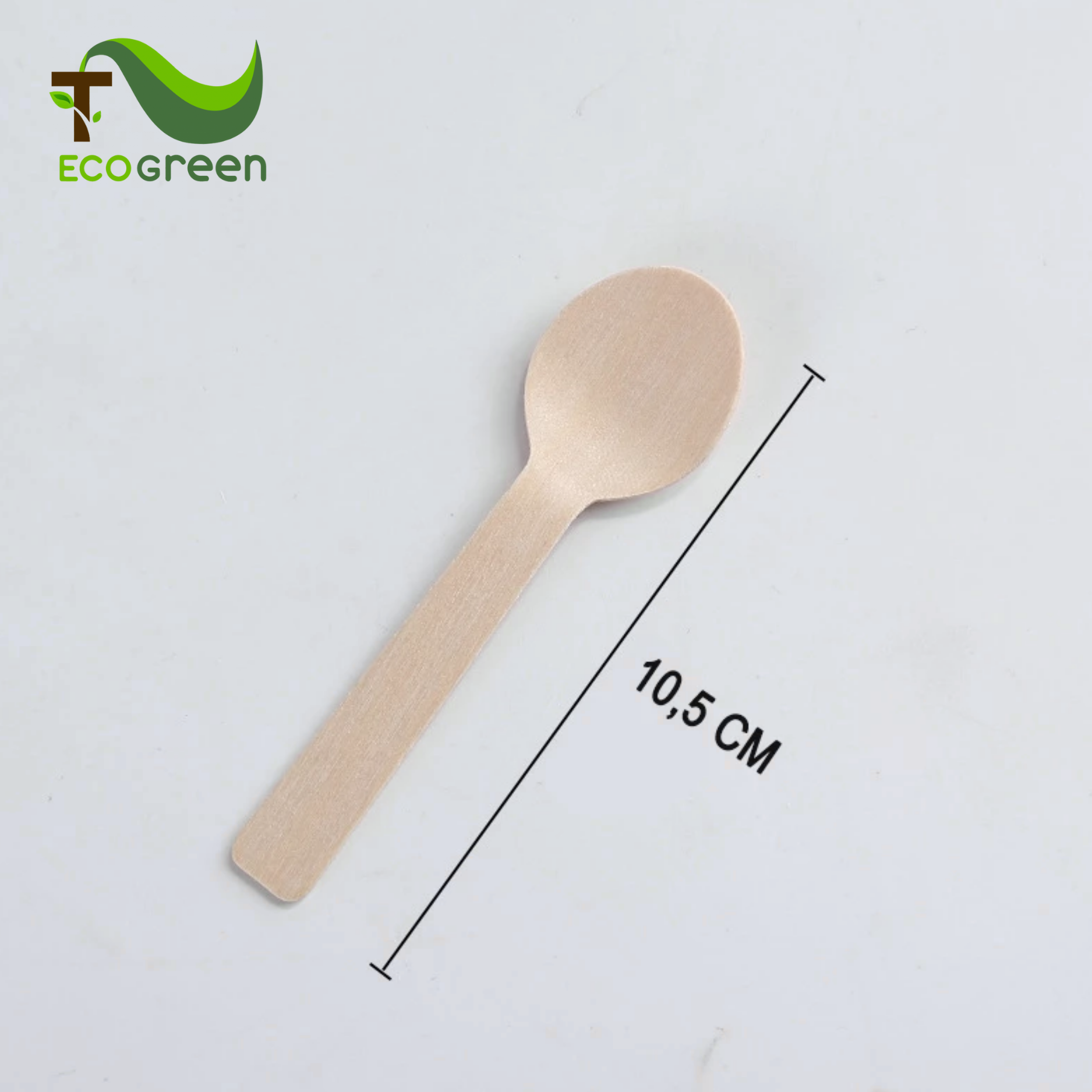 Muỗng gỗ dùng 1 lần - 10,5 cm - Ảnh 4