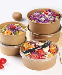 Bát giấy nâu