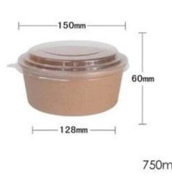 Bát, tô giấy kraft dùng 1 lần - Ảnh 3