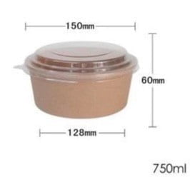 Bát, tô giấy kraft dùng 1 lần - Ảnh 3