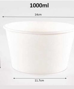 Bát, tô giấy trắng dùng 1 lần - Ảnh 8