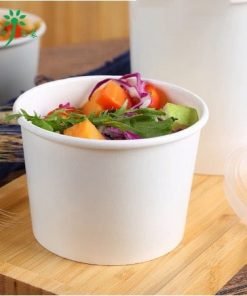 Bát giấy trắng
