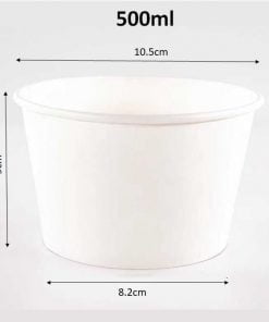 Bát, tô giấy trắng dùng 1 lần - Ảnh 6