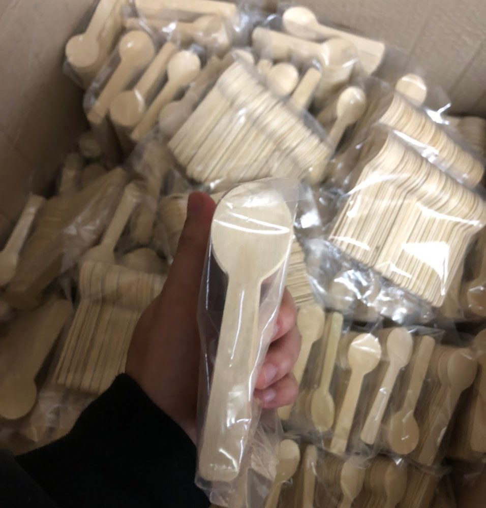 Muỗng gỗ dùng 1 lần - 10,5 cm - Ảnh 5