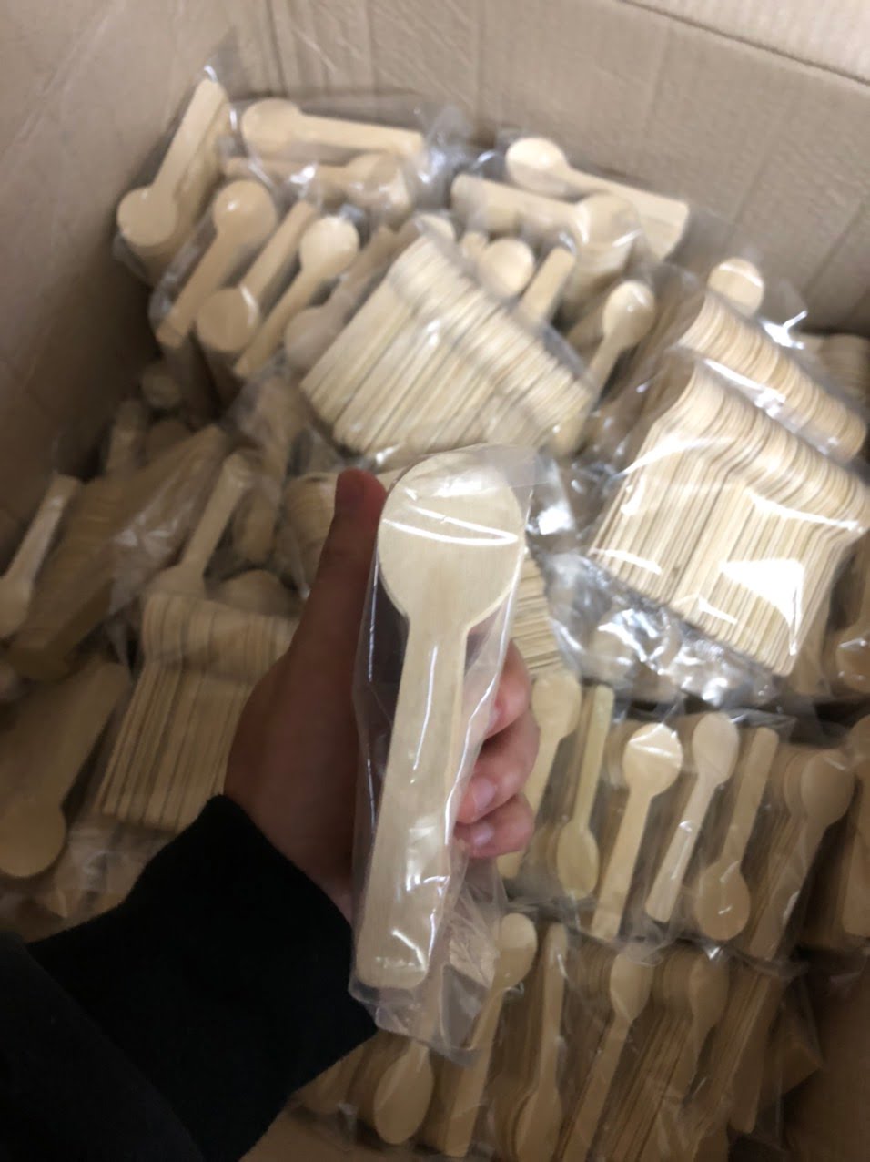 Muỗng gỗ dùng 1 lần - 10,5 cm - Ảnh 5