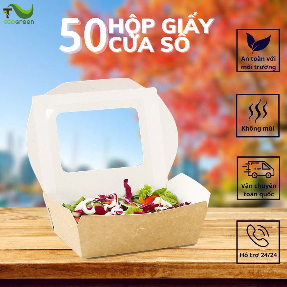 hộp giấy đựng thức ăn