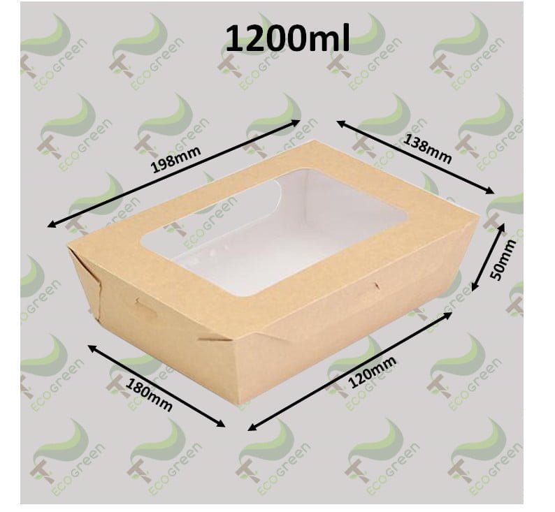 Hộp giấy đựng thức ăn có cửa sổ - Ảnh 8