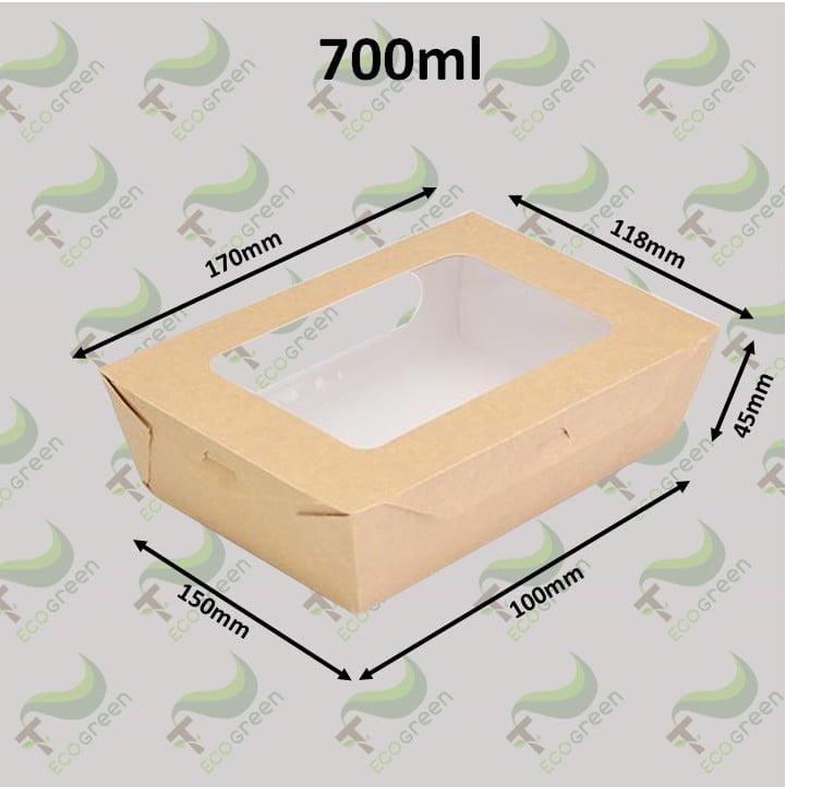 Hộp giấy đựng thức ăn có cửa sổ - Ảnh 9