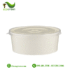 Bát (tô) giấy trắng dùng 1 lần có nắp PP 1000ml (32oz)