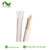 Ống hút giấy dùng 1 lần - nâu kraft phi 12 có màng bọc