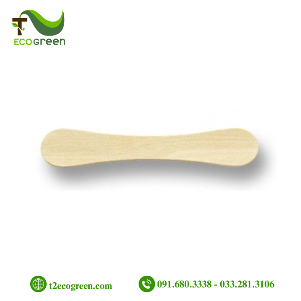 Thìa (muỗng) gỗ dùng 1 lần - magnum 10.5cm