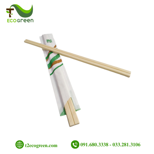 Đũa tách gỗ bọc giấy dùng 1 lần